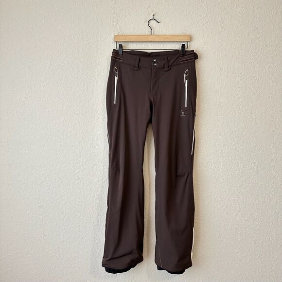 HALTI Womens DryMaxX Ski Pants 4-Way Stretch in Brown - Picture 1 of 7
